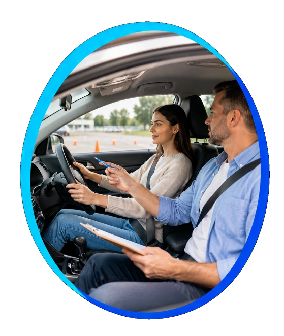 AI seller for driving schools illustration