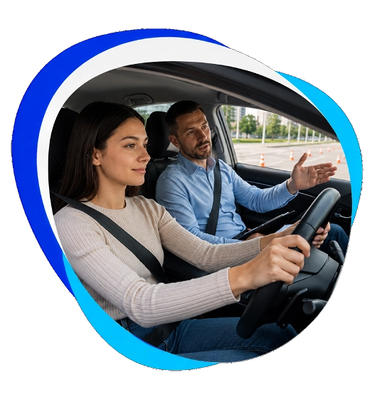 AI seller for driving schools illustration