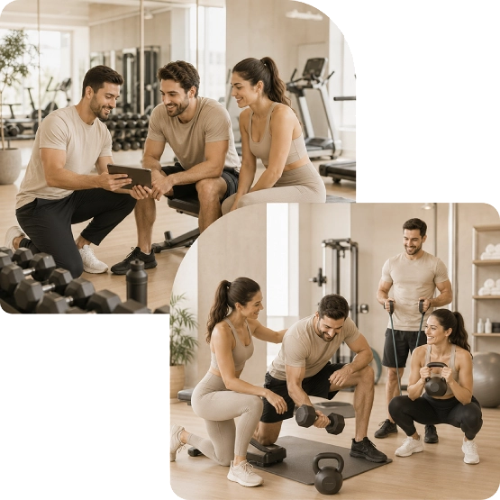 AI assistant qualifying a gym membership enquiry